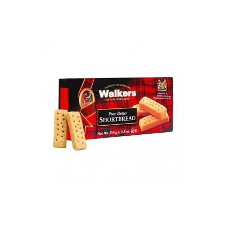 Shortbreads Fingers de Mantequilla 250gr. Walkers. 12 Unidades